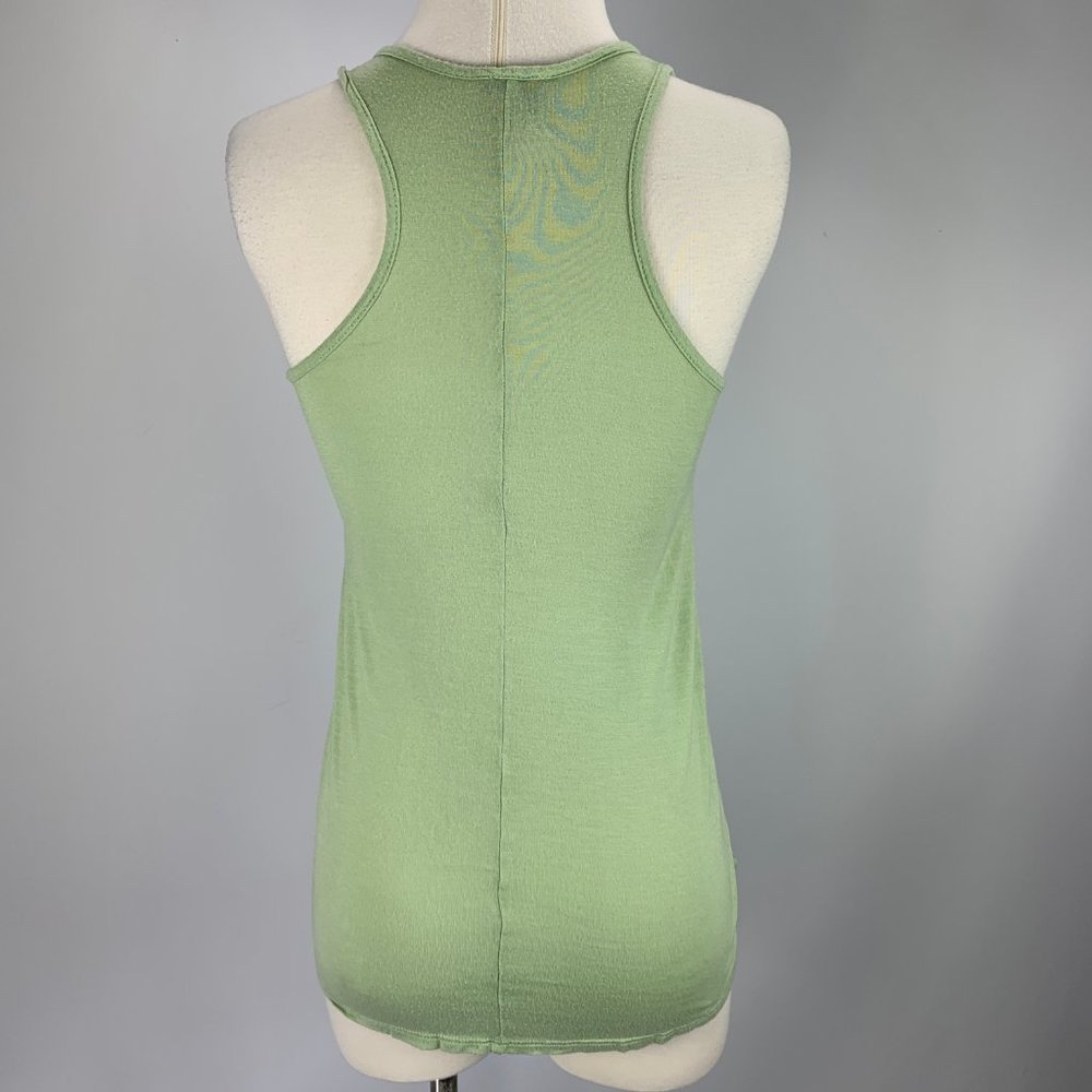 BKE Small Green Tank Top Sleeveless Floral - Picture 4 of 6